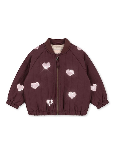 Brun - Blouson aviateur à sequins Konges Sløjd Juno