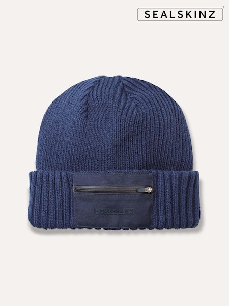 Sealskinz Colby Waterproof Zipped Pocket Knitted Beanie (Q85020) | OMR11