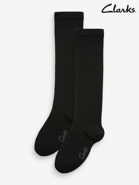 Negro oscuro - Clarks Clarks Boys Knee Alto Socks 2 Pack (Q85083) | 10 € - 11 €