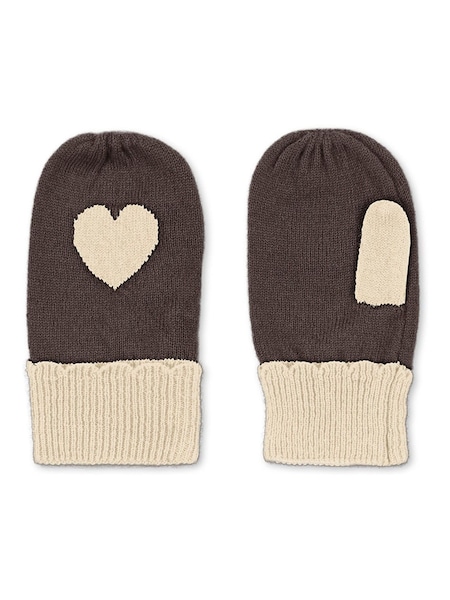 Brūna krāsa - Konges Sløjd Collette Mittens Gloves