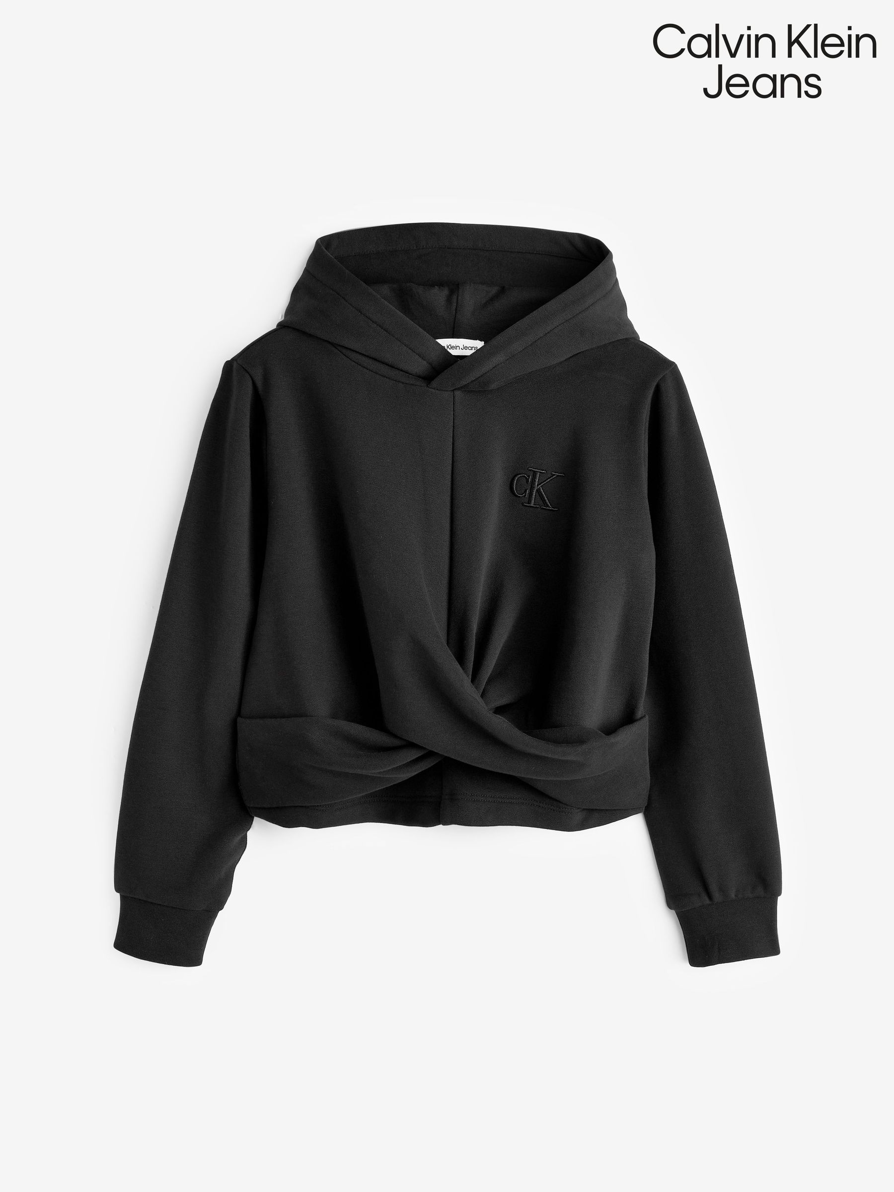 Girls Calvin Klein Jeans Black Casual Hoodies Next Luxembourg