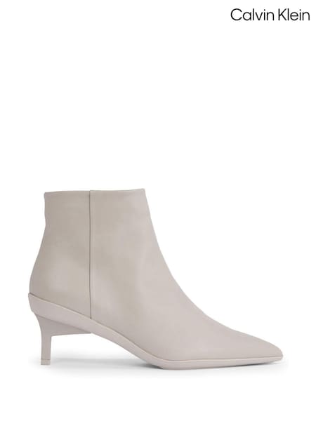 Calvin Klein Grey Wrapped Ankle Boots (Q85565) | AED640