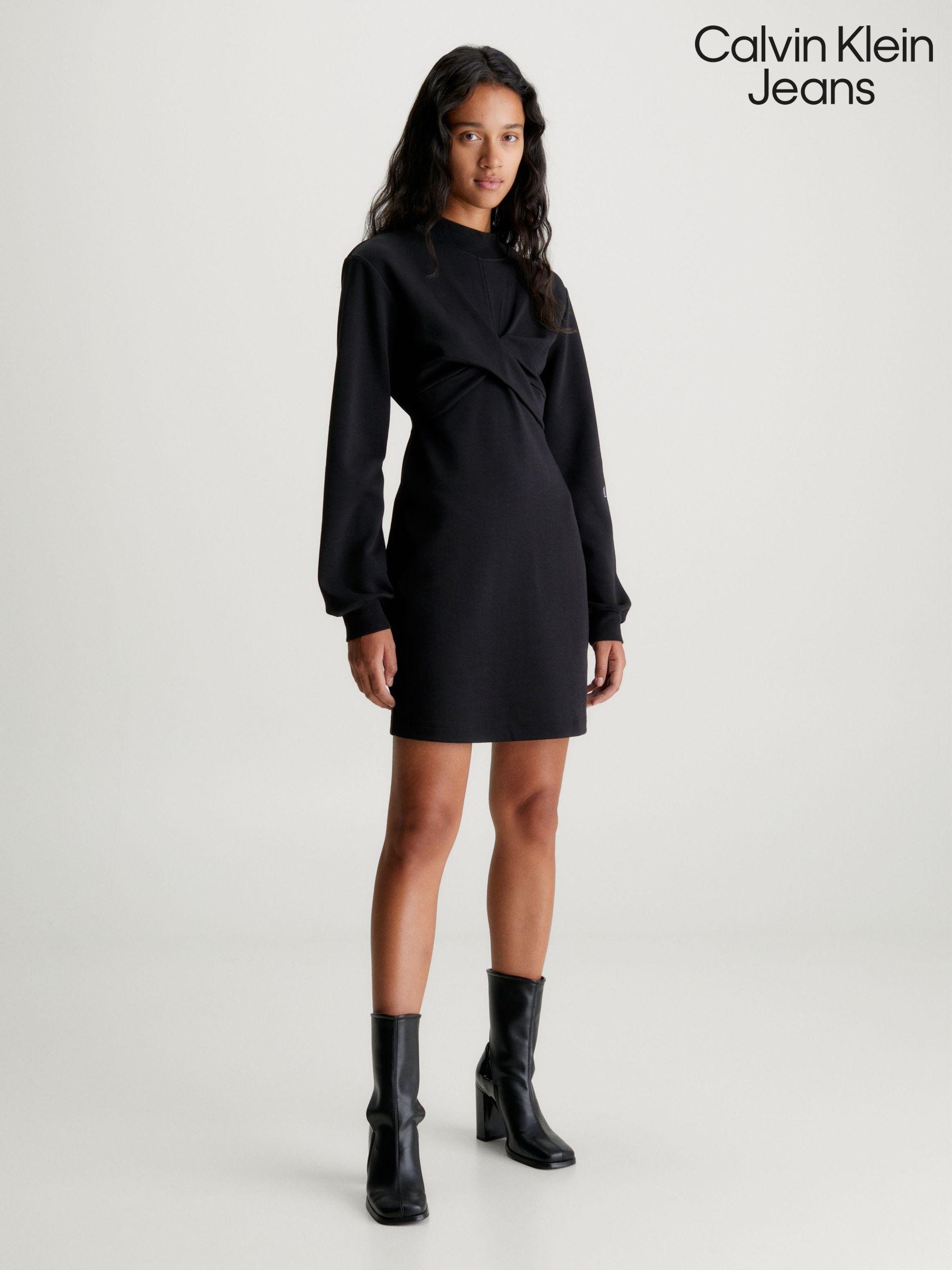 Calvin klein jeans dress black shop