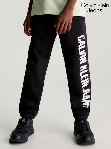 Calvin Klein Jeans Pixel Logo Black Joggers (Q85655) | €31