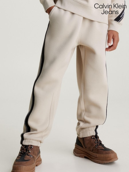 Calvin Klein Jeans Pique Interock Cream Joggers (Q85656) | €38