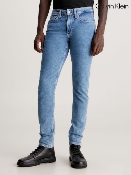 Calvin Klein Blue Chrome Slim Taper Jeans (Q85657) | OMR24