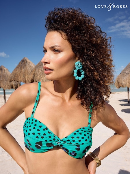 Love & Roses Bikini Top (Q85704) | 125 LEI