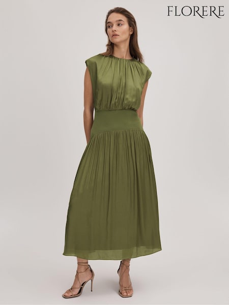 Florere Dropped Waist Midi Dress (Q85789) | 980 QAR