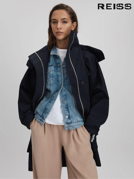Reiss Peyton Cotton Parka Coat (Q85792) | €469