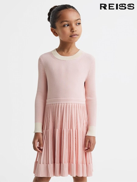 Reiss Teagan Ribbed Fit-and-Flare Dress (Q85805) | 95 €