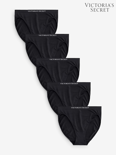 Victoria's Secret Black Brief 5 Pack Knickers (Q85915) | €22.50
