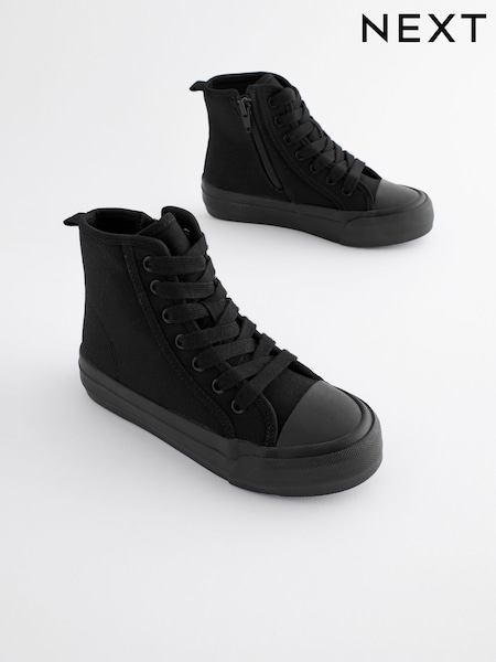 Black School Chunky High Top Trainers (Q86032) | €23 - €30