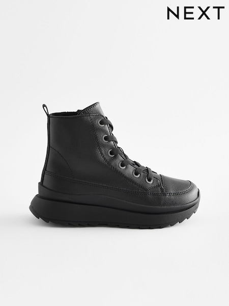 Black School Extra Chunky Lace-Up Trainers (Q86065) | AED85 - AED106