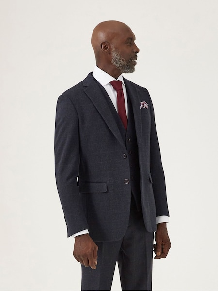 Skopes Blue Tailored Fit Aiken Check Suit (Q86240) | €83