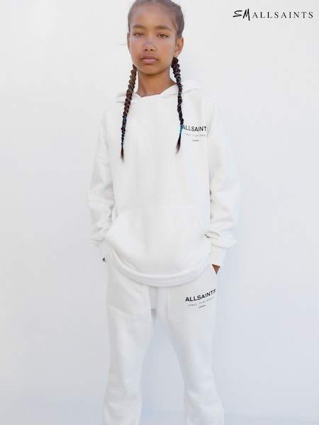 smALLSAINTS Chalk White Girls Underground Etienne 100% Cotton Hoodie (Q86269) | ₪176 - ₪196