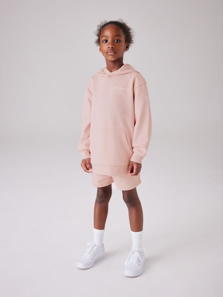 smALLSAINTS Girls Underground 100% Cotton Hoodie and Sweat Short Set (Q86275) | 161 LEI - 175 LEI