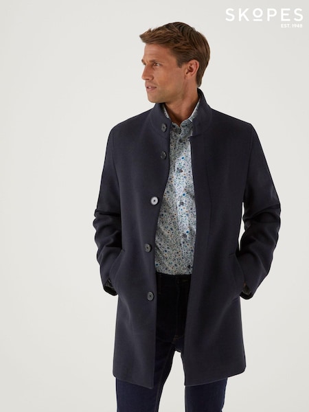 Синий - Skopes Faulkner Coat (Q86403) | €211