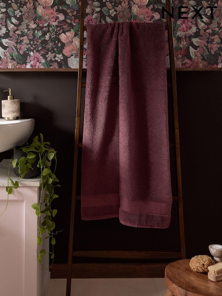 Burgundy Egyptian 100% Cotton Towel (Q86414) | €3 - €19