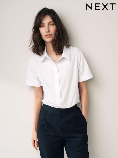 White Short Sleeve Shirts 2 Pack (Q86634) | 1,060 UAH