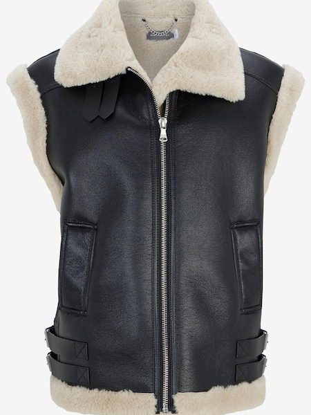 Mint Velvet Black Lined Gilet (Q87046) | €89