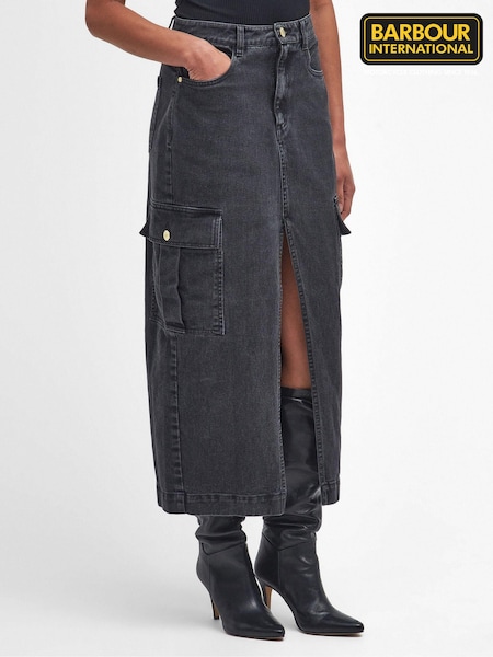 Barbour® International Tamsin Denim 100% Cotton Maxi Skirt (Q87086) | €53
