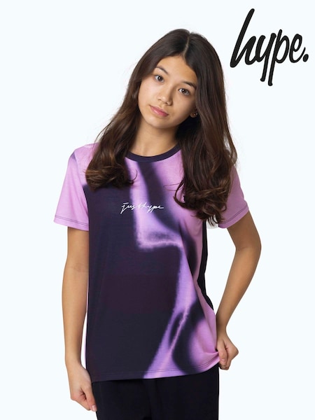 Hype. Kids Spray Fade Black T-Shirt (Q87258) | €12.50