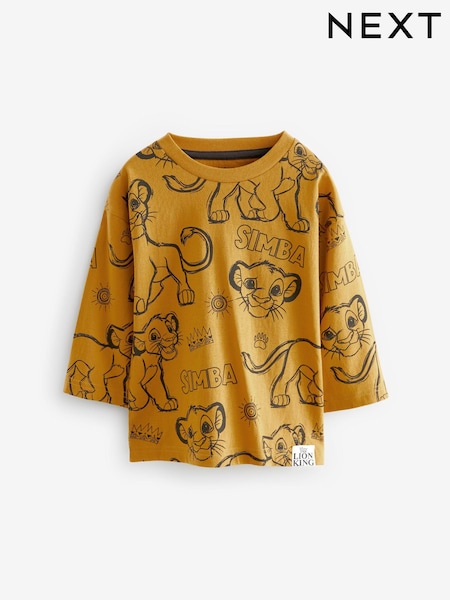Yellow Lion King Long Sleeve T-Shirt (3mths-8yrs) (Q87308) | €8 - €10
