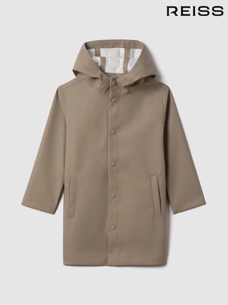 Reiss Stone Eero 13-14 yrs Water Repellent Hooded Coat (Q87375) | AED677