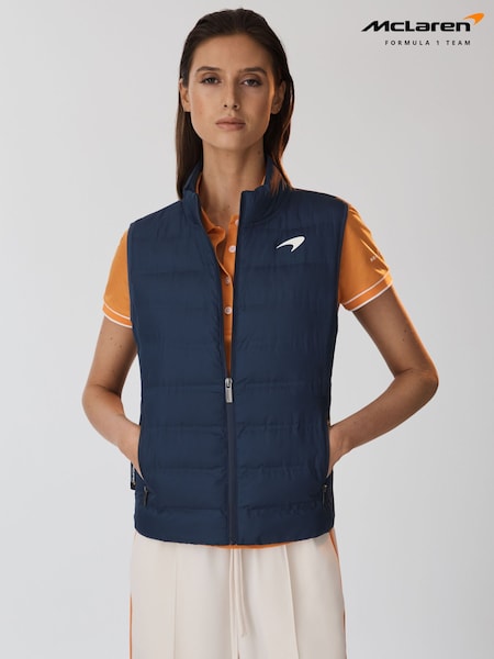 Ilmavoimien Sininen - Mclaren F1 Hybrid Quilt And Knit Gilet (Q87389) | €280