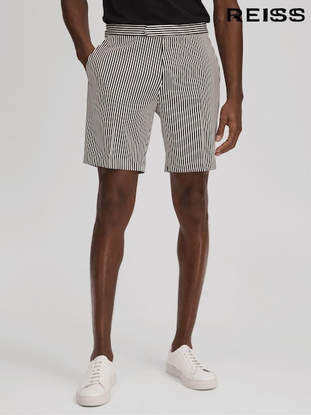 Reiss Stream Striped Adjuster Shorts (Q87414) | ‏642‏₪