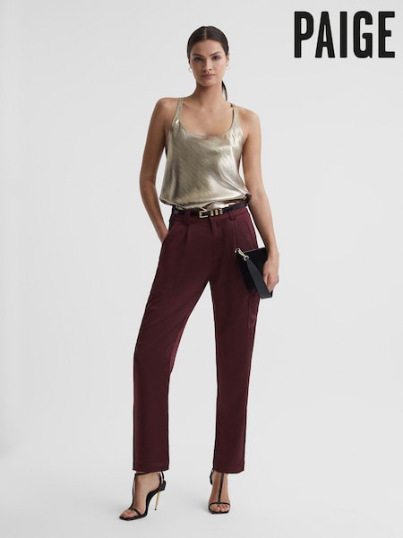 Paige Satin Cargo Trousers (Q87427) | 2,160 LEI