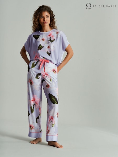 B by Ted Baker Satin Jersey Viscose Pyjama Set (Q87666) | 159 QAR