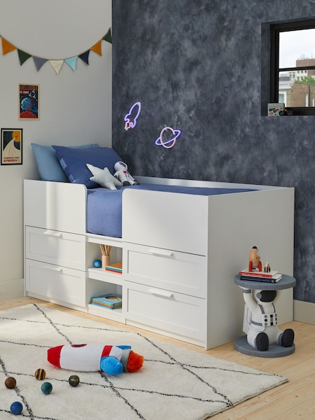White Kids Flynn Cabin Bed (Q87699) | €675