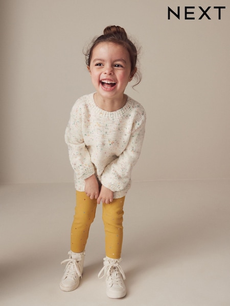 Ecru Jumper & Legging Set (3mths-7yrs) (Q87917) | AED78 - AED92