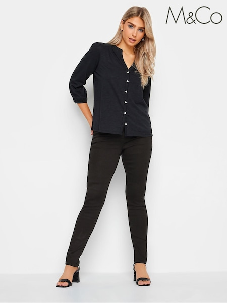 M&Co Black Lift and Shape Slim Jeans (Q87938) | $75