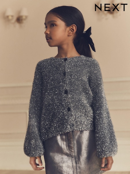 V barvi oglja - Sparkle Cardigan (3-16yrs) (Q88007) | € 19 - € 23