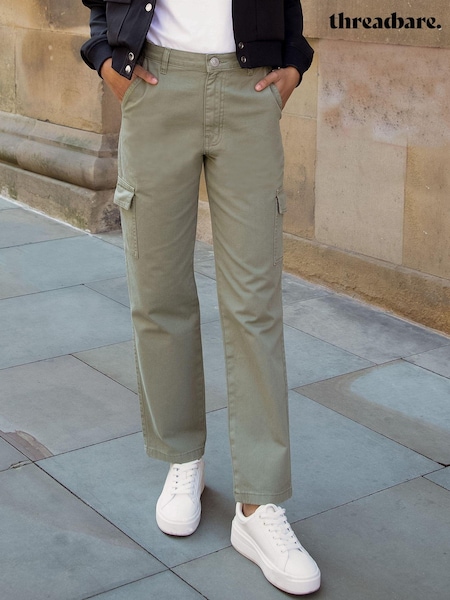 Threadbare 100% Cotton Cargo Trousers (Q88015) | 21 €