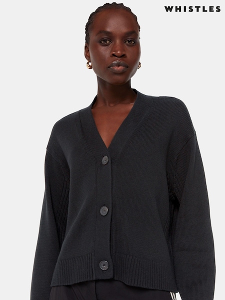 Whistles Button Front 100% Cotton Nina Cardigan (Q88076) | € 79