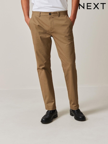 Stone Slim Fit Stretch Printed Soft Touch Chino Trousers (Q88127) | €25