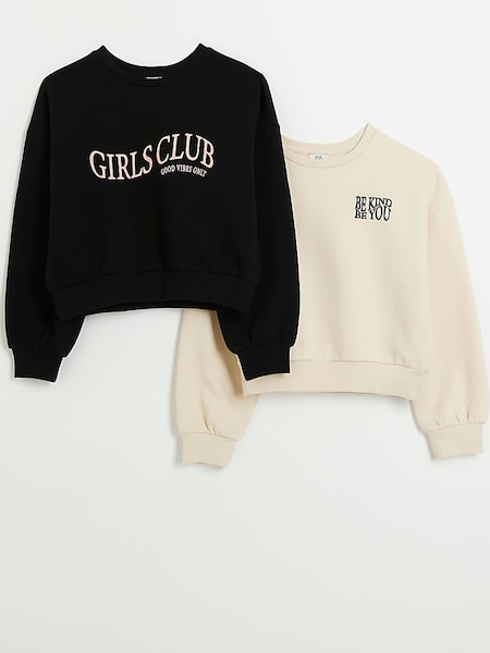 River Island Girls Sweatshirt Mutlipack of 2 (Q88397) | € 13