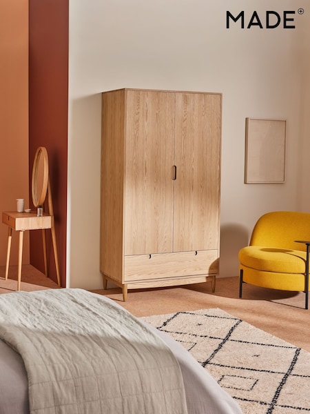 MADE.COM Dark Stain Oak Penn Wardrobe (Q88524) | €1,511