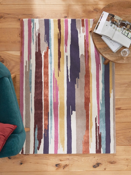 Multi Painted Abstract Rug (Q88617) | €159 - €397