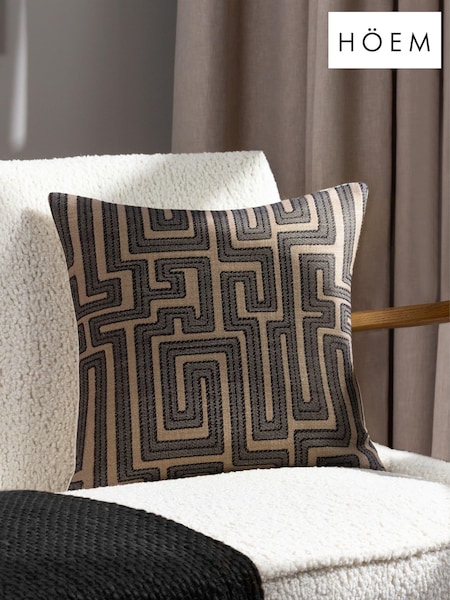 HÖEM Black 45 x 45cm Lauder Jacquard Polyester Filled Cushion (Q88630) | € 20