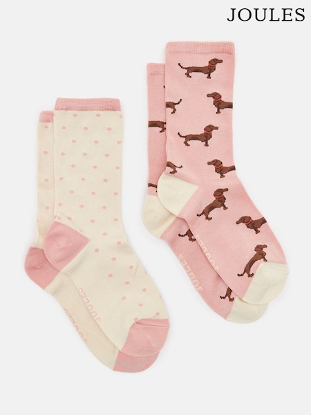 Joules Women's Everyday 2 Pack Socks (Q88835) | 14 €