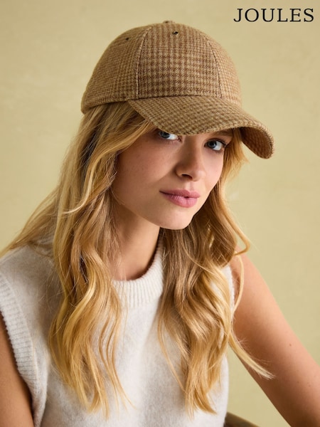 Joules Daley Neutral Check Cap (Q88862) | €35
