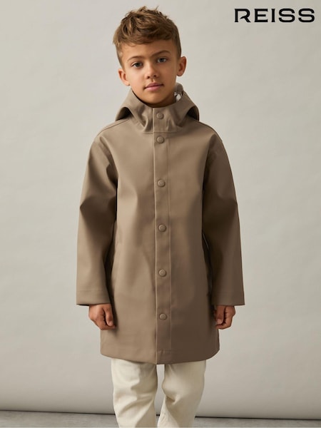 Reiss Stone Eero 3-9 yrs Water Repellent Hooded Coat (Q89097) | AED562