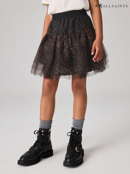 Leopard - Fusta pentru fete cu etaje SmallSaints din tul (Q89148) | 156 LEI - 177 LEI