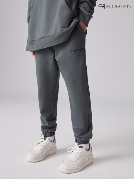 smALLSAINTS Charcoal Grey Underground Straight Cuffed 100% Cotton Joggers (Q89272) | €38 - €44