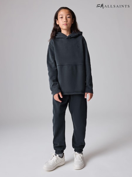 أسود شاحب - smALLSAINTS Boys Ramskull 100% Cotton Hoodie and Jogger Set (Q89285) | ‏116 د.إ.‏ - ‏ 122‏ د.إ.
