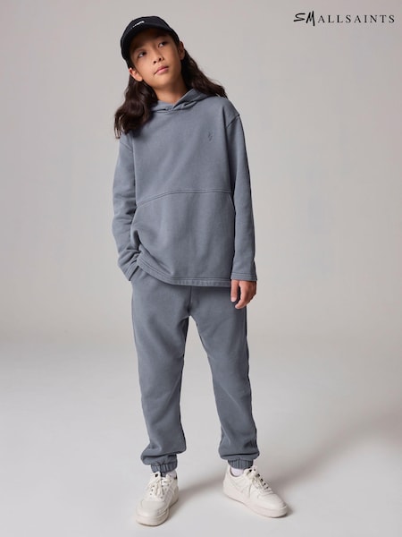 smALLSAINTS Mid Blue Boys Ramskull 100% Cotton Hoodie and Jogger Set (Q89286) | AED116 - AED122